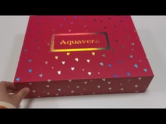 Caja magnética del plegado en abanico del regalo de la cartulina de encargo con el cierre magnético