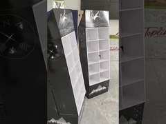 Soportes de exhibición contrarios del producto de la tienda de la exhibición de la cartulina del piso para la venta al por menor