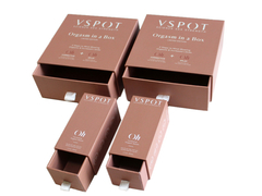 Confección de regalos de fragancias personalizadas caja de muestras con cartón FSC