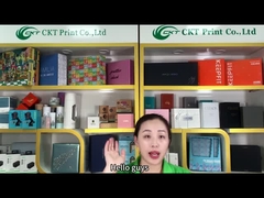 Caja de bolígrafo magnético de cartón blanco rígido