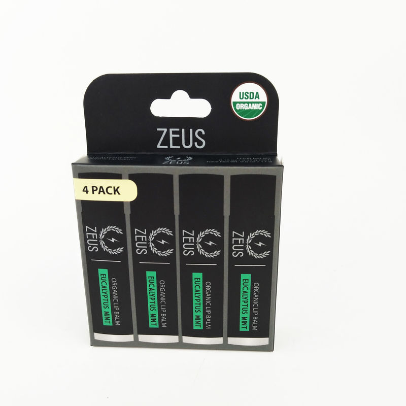 Pequeño conjunto personalizado de lápiz labial paquete de caja de embalaje de tubos Impresión con etiqueta colgante