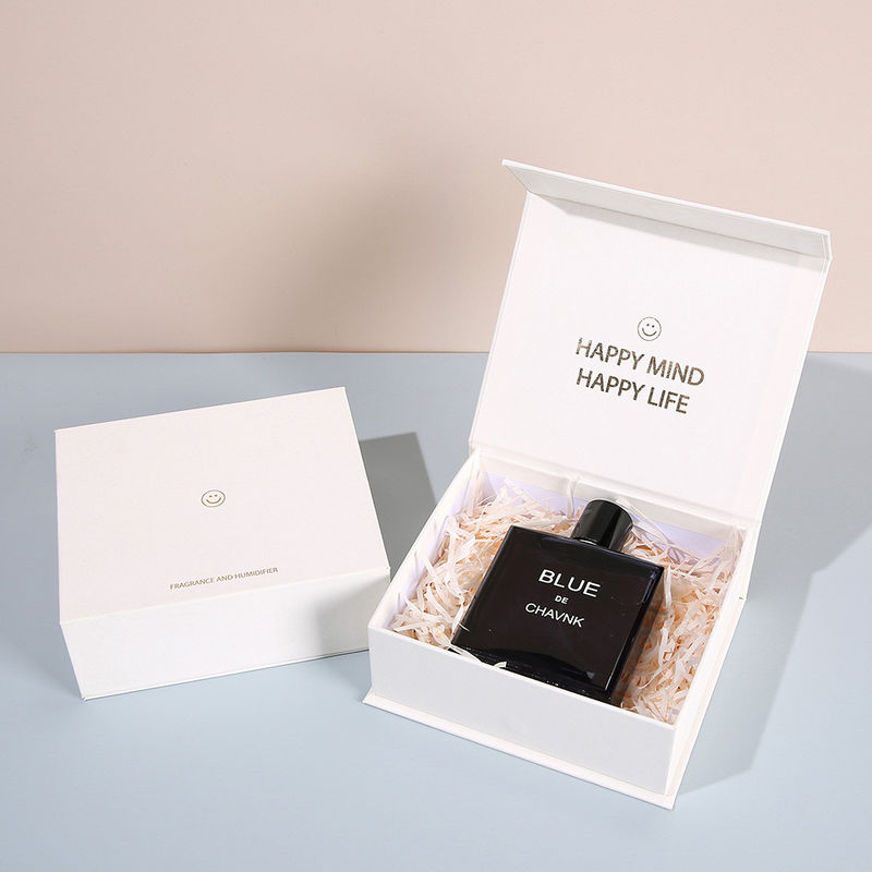 Caja de cartón ecológica de tamaño personalizado para embalaje de recipientes cosméticos de perfumes