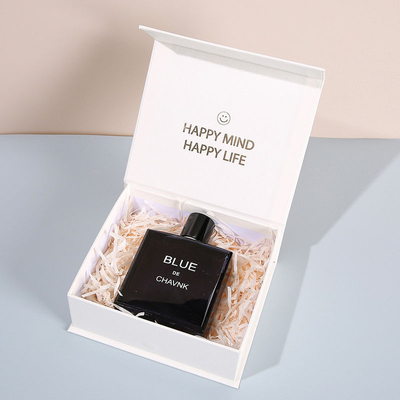 Caja de cartón ecológica de tamaño personalizado para embalaje de recipientes cosméticos de perfumes