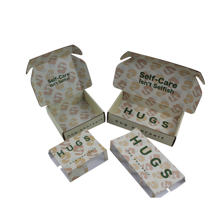 Cajas de cartón Kraft con logotipo personalizado