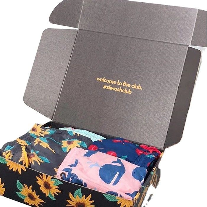 Cajas de cartón ondulado con diseño de impresión de doble cara para el envío