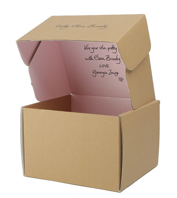 Cajas de cartón ondulado con diseño de impresión de doble cara para el envío