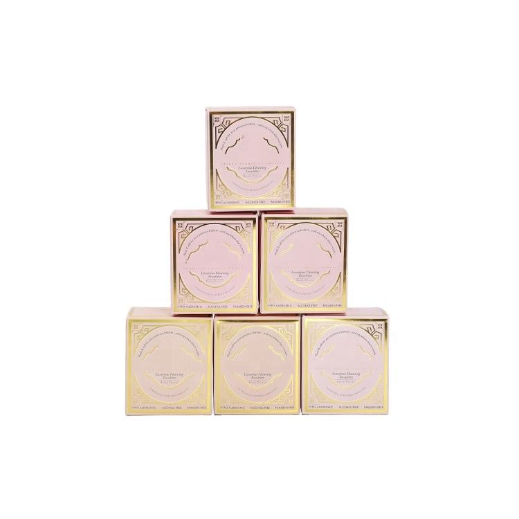 Caja de embalaje cosmético de cierre magnético de cartón blanco para papel ondulado