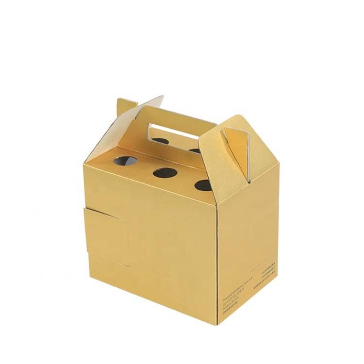 Caja de torta de la ventana del papel de la cartulina con cartón de la ampolla