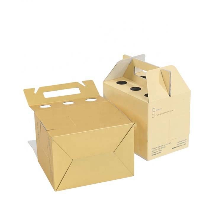 Caja de torta de la ventana del papel de la cartulina con cartón de la ampolla