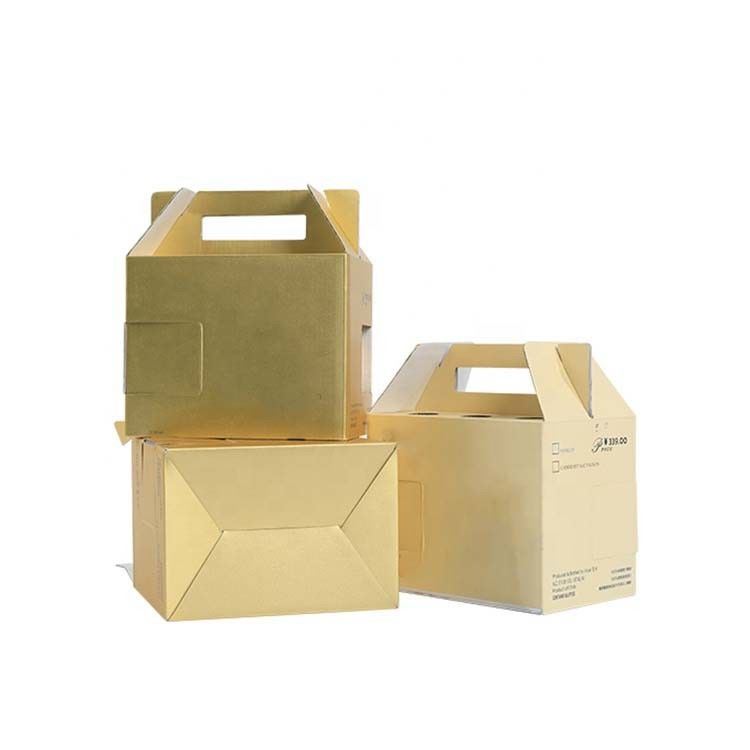 Caja de torta de la ventana del papel de la cartulina con cartón de la ampolla
