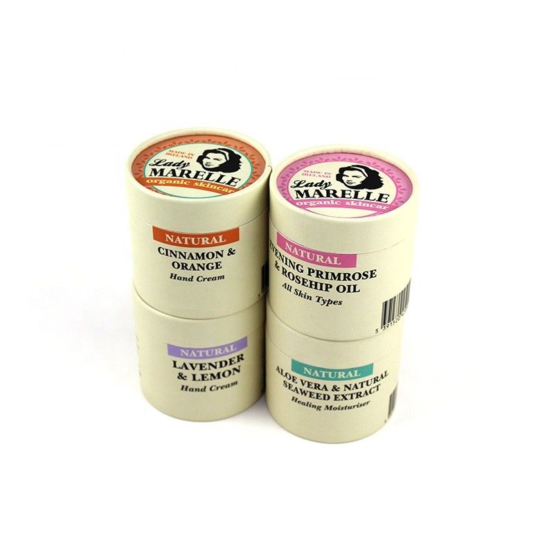 Producto de cartón Caja de tubo de papel redondo para frasco de crema con tamaño personalizado