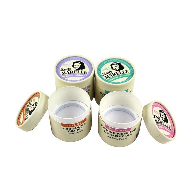 Producto de cartón Caja de tubo de papel redondo para frasco de crema con tamaño personalizado