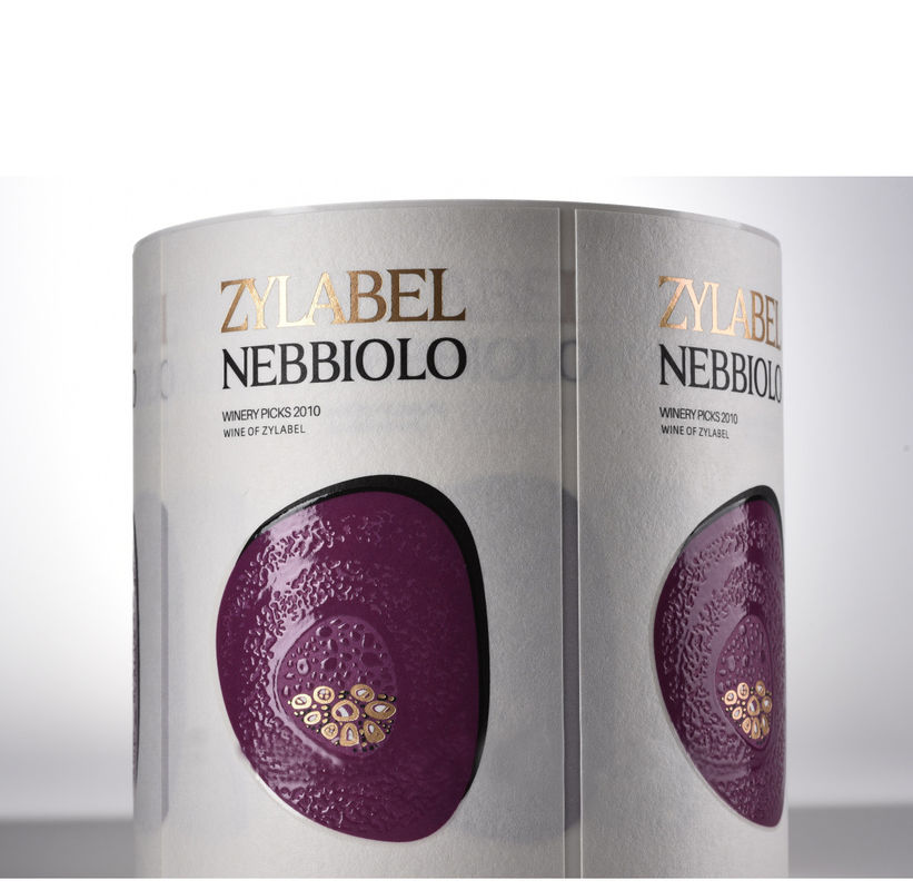 Etiquetas personalizadas Eco-friendly Adhesivo personalizado en todo color para aceite a prueba de agua Resistente al calor