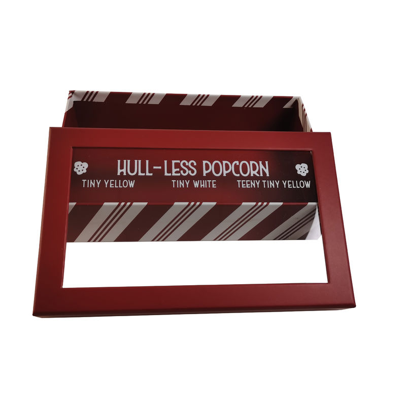 Accesorio de cinta Logotipo personalizado Cajas de cartón pequeñas Solución de embalaje cosmético con ventana transparente