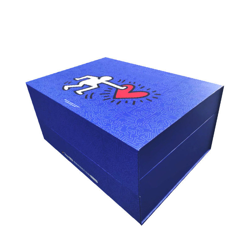 Cajas de regalo decorativas con logotipo personalizado con tapas y estilo de dos pisos