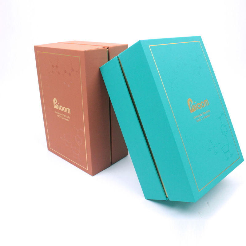 Embalaje de caja de cartón de colores con diseño y estilo personalizado para venta al por menor