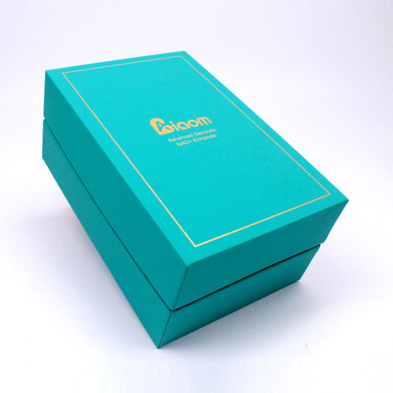Cajas de regalo rectangulares con tapas al por mayor con impresión a todo color y revestimiento UV