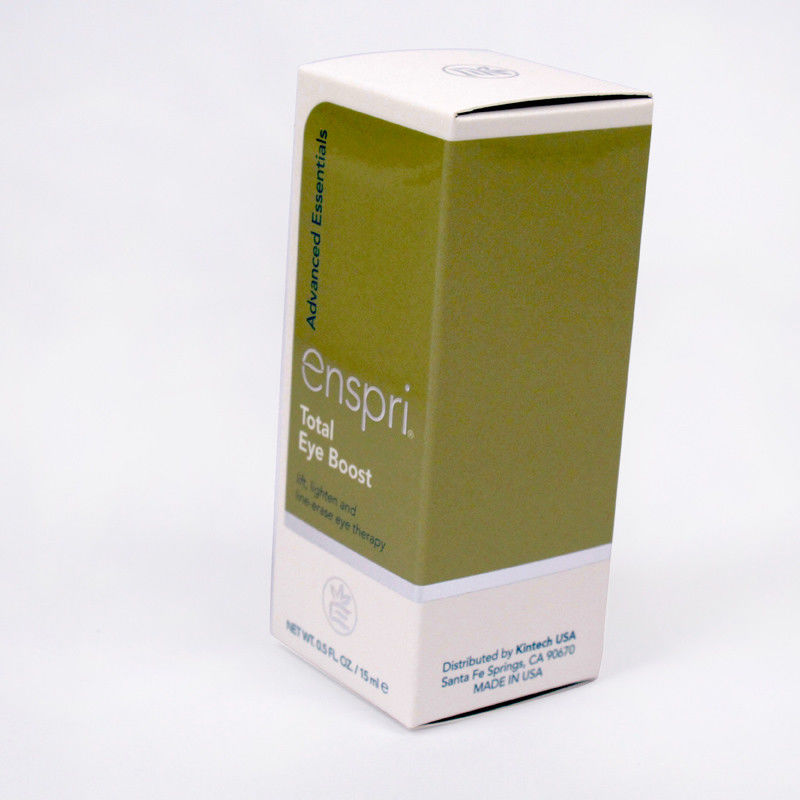 Cajas de embalaje únicas para el cuidado de la piel con diseño personalizado de lujo de papel de color claro