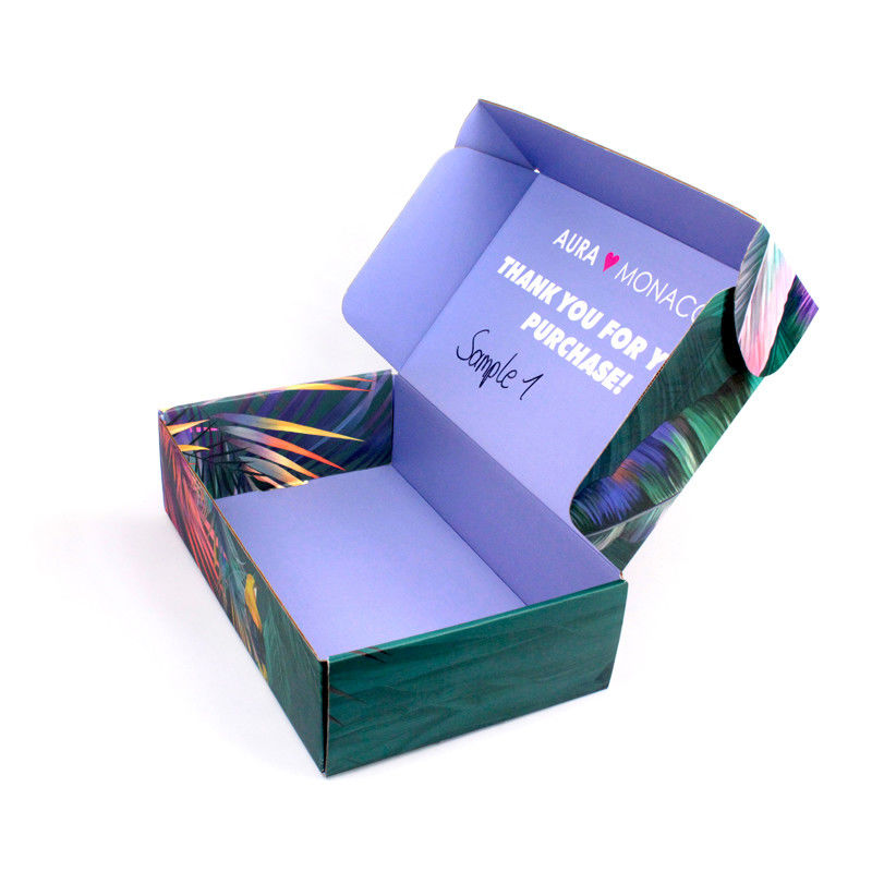 Cajas de embalaje onduladas de doble cara para telas y prendas de vestir