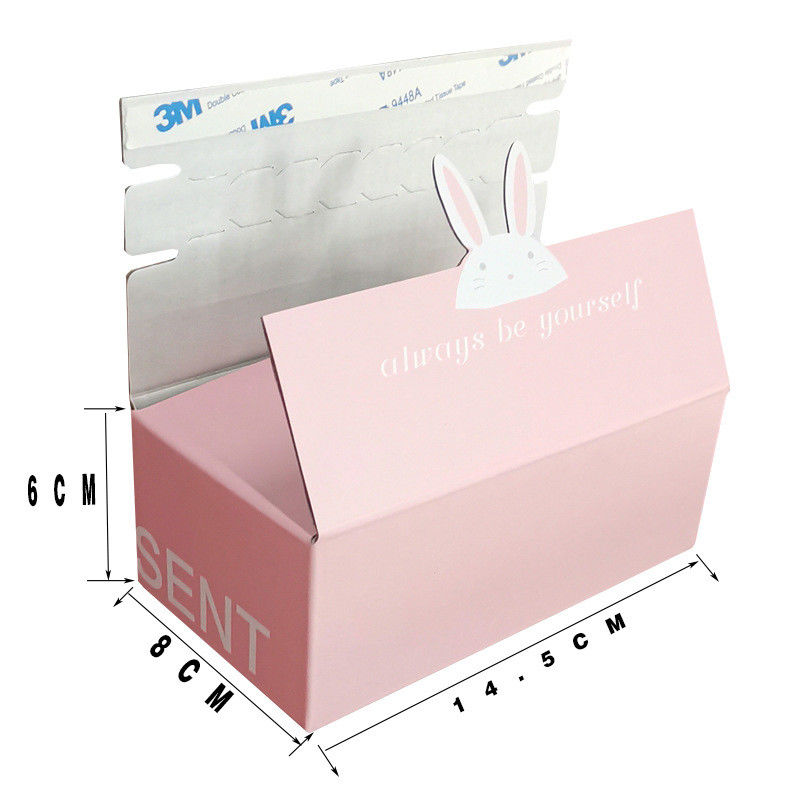 Cajas de correo de marca de papel personalizado con logotipo para el envío de productos