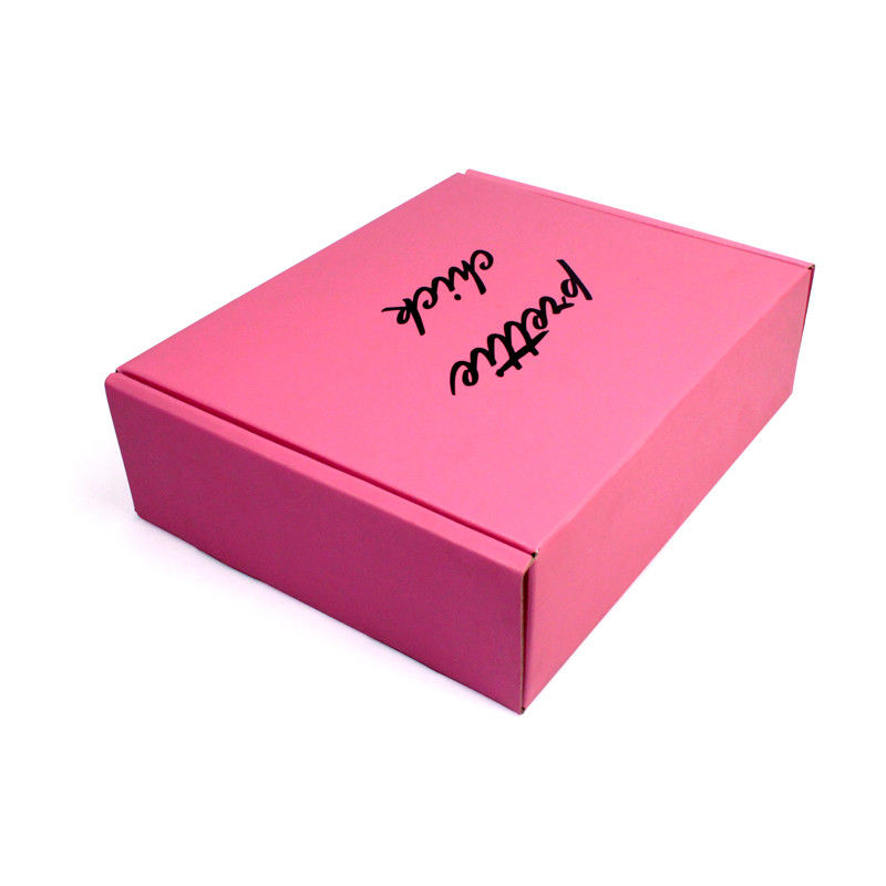 Plegado de cajas pequeñas de cartón corrugadas personalizadas para el envío en línea