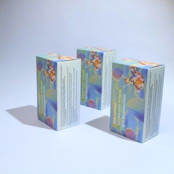 Caja de embalaje de cartón de cámara para niños portátil con logotipo personalizado de color púrpura brillante