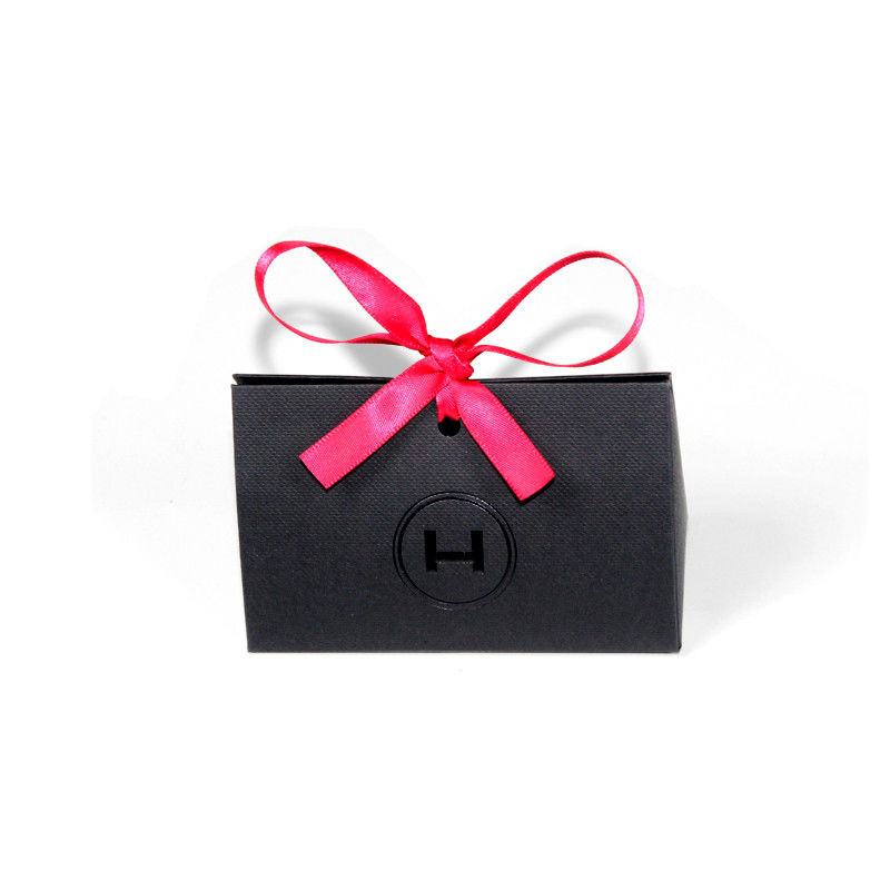 Bolso de papel de textura personalizada de tamaño pequeño para el embalaje de bodas y festivales regalo