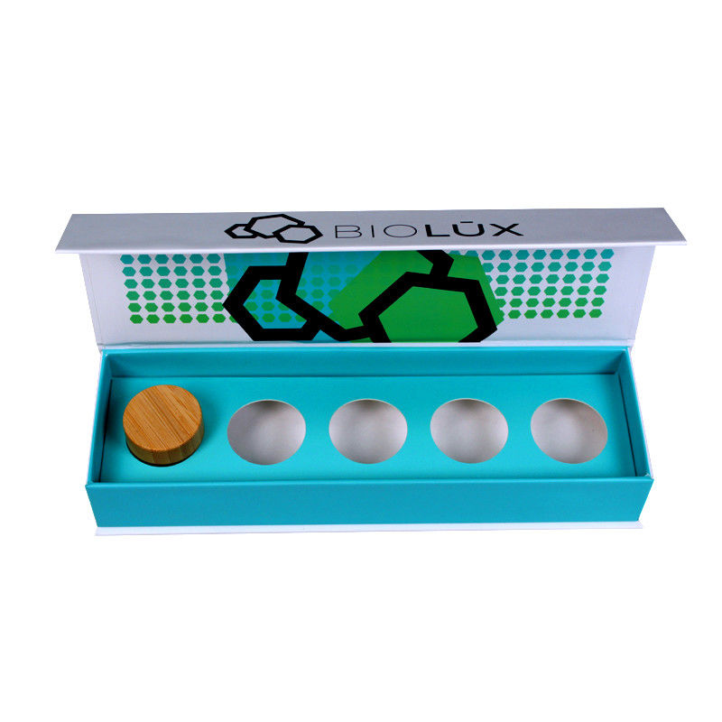 Caja de embalaje cosmético elegante Caja de regalo magnética adecuada para aceites esenciales Cosméticos Jar Jam Botella de miel