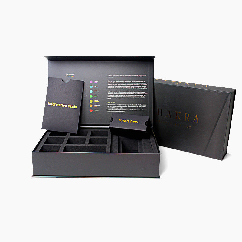 Caja de regalo magnética Diseñar y personalizar Cajas de embalaje pequeñas Cajas de regalo de cristal de artesanía al por mayor