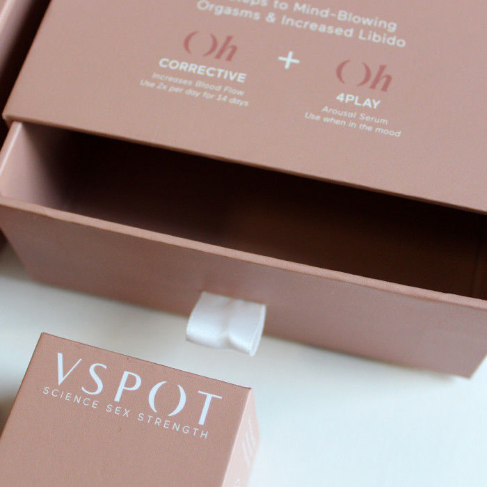 Maquillaje de lujo personalizado Embalaje Caja de perfume de alta calidad Caja de papel adecuada para regalos de fiesta Regalos de aniversario