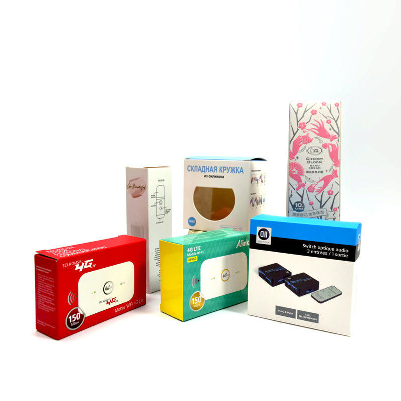 Cajas de embalaje vacías personalizadas con logotipo Caja de cartón blanco Todos los tipos de cajas de exhibición de productos