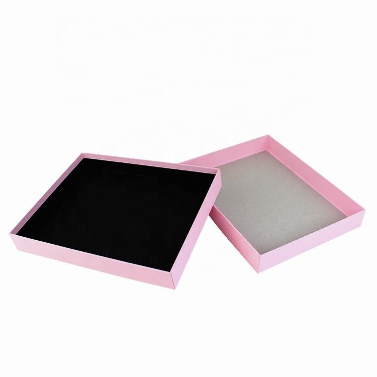 Unboxing Wow! Cajas rígidas de lujo rosa para cosméticos / joyería a prueba de roturas, espuma insert ready prueba de diseño libre.