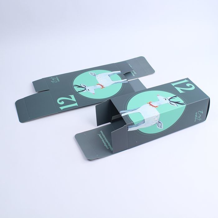 Cajas impresas personalizadas adecuadas para la Navidad Caja de misterio personalizada para el cuidado de la piel moda de diseño