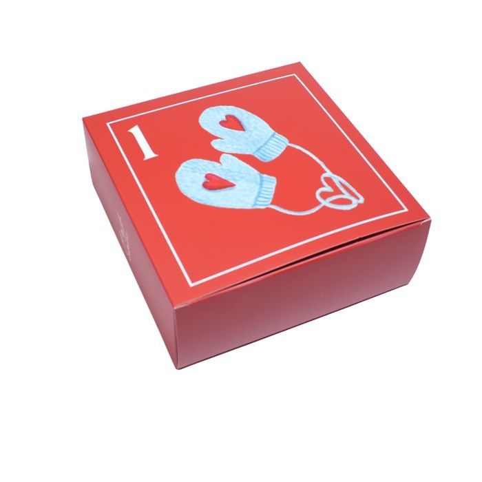 Cajas de embalaje pequeñas Cajas de misterio personalizadas para cuidado de la piel y cajas de calendario de Adviento de Navidad