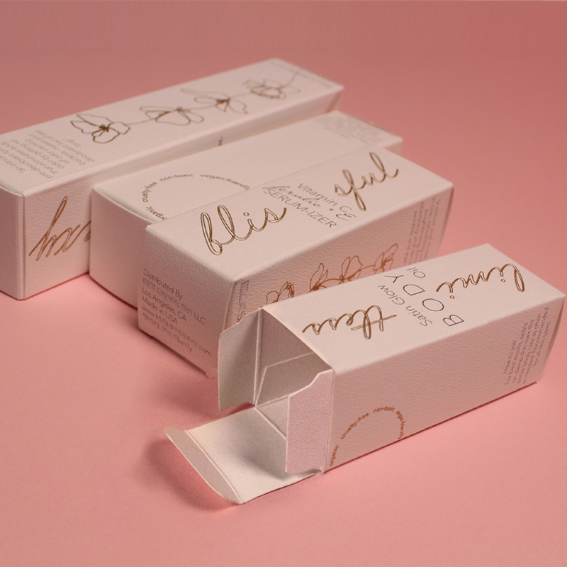 Cajas de embalaje cosmético de lujo personalizado para productos de cuidado de la piel con aceite esencial y perfumes