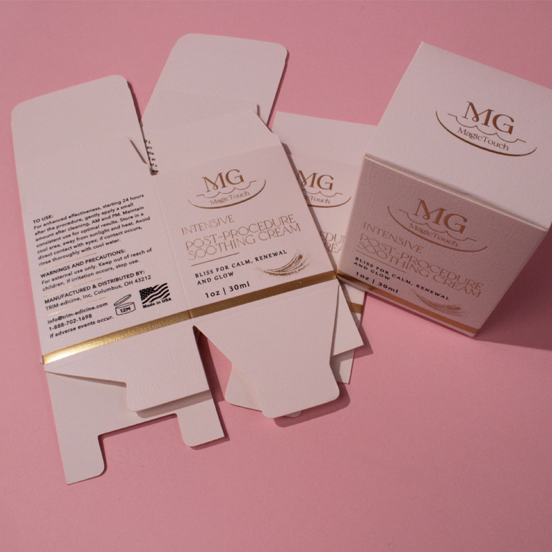 Cajas de embalaje cosmético de lujo personalizado para productos de cuidado de la piel con aceite esencial y perfumes