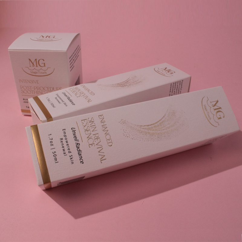 Cajas de embalaje cosmético de lujo personalizado para productos de cuidado de la piel con aceite esencial y perfumes