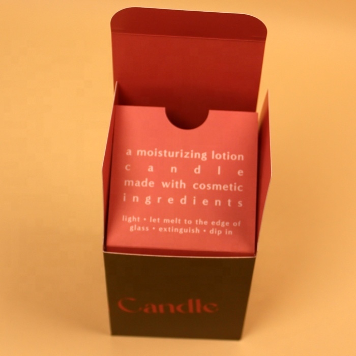 Caja de embalaje de velas de lujo personalizada al por mayor, Cajas de regalo de velas con papel reciclado e impresión de logotipo