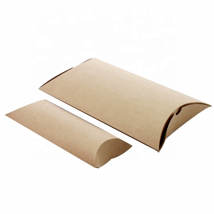 Cajas de almohada de cartón con logotipo personalizado al por mayor Embalaje de pelucas personalizado de lujo Cajas de extensiones de cabello de lujo