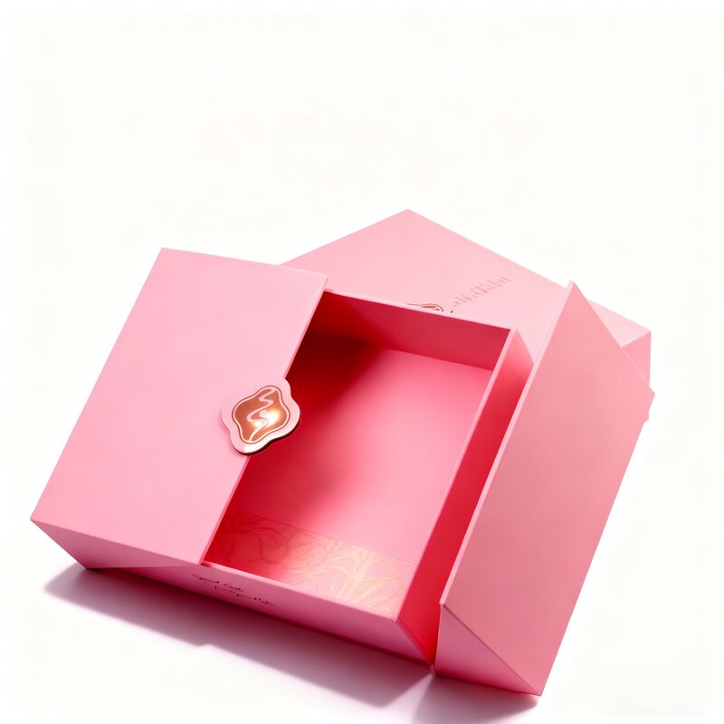 Caja de regalo de cartón rígido con dos puertas abiertas de lujo directo de fábrica con cierre magnético