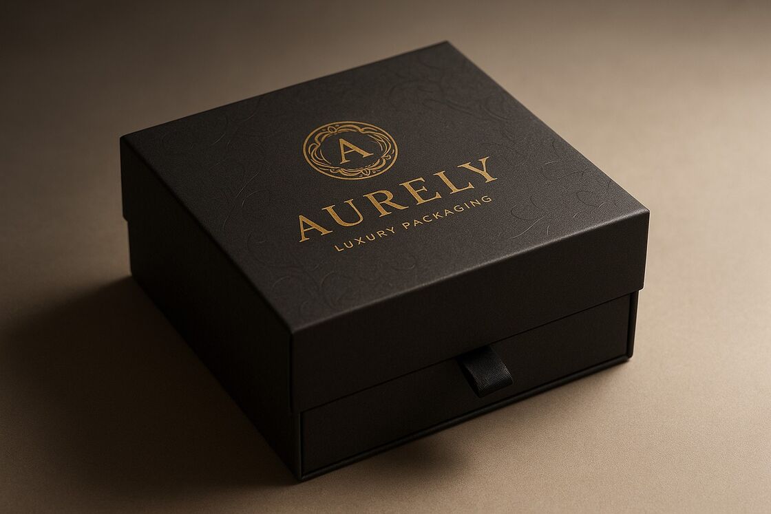 Caja de regalo personalizada con impresión en cuatro colores e impresión UV para envases cosméticos de lujo