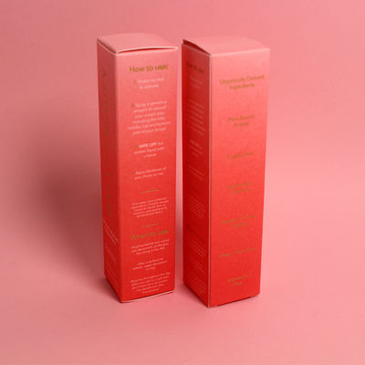 Cajas de embalaje de brillo de labios cosméticos vacíos con logotipo y diseño personalizado