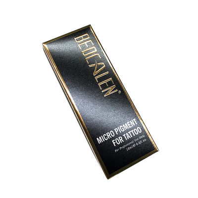 Regalo de lujo negro de la caja de la botella de perfume de la caja del olor que empaqueta con el logotipo de encargo