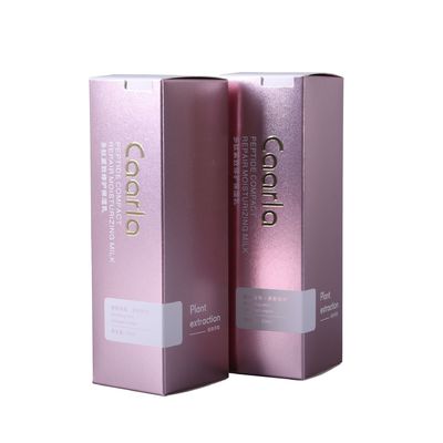 Cajas de embalaje cosméticos de lujo con color oro rosa