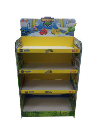 Publicidad del suelo contrario de la exhibición de la cartulina que atormenta la exhibición del estante de una tienda del POP