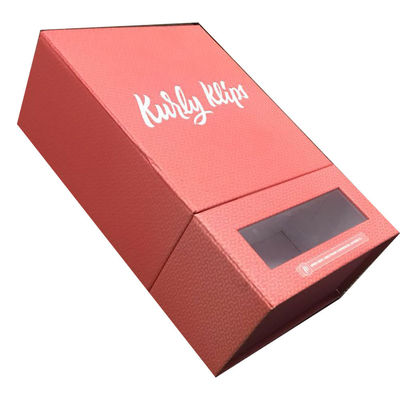 Caja cosmética de encargo única magnética roja del chocolate de la joyería de las cajas de regalo