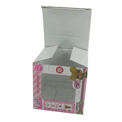 Caja de empaquetado reciclada de encargo de la ventana de papel impresa