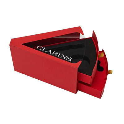 Paquete creativo lindo de la cartulina de la caja de regalo del triángulo para la joyería Ring Storage