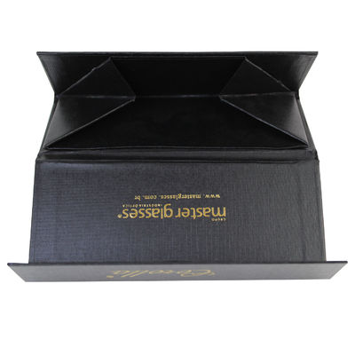 Caja negra plegable del triángulo de la cartulina para el envío de Sunglass