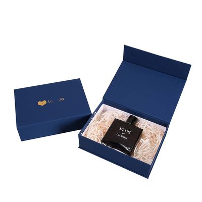 Navy Blue Custom Luxury Cosmetic Packaging Cajas de regalo para botellas de vidrio de perfume